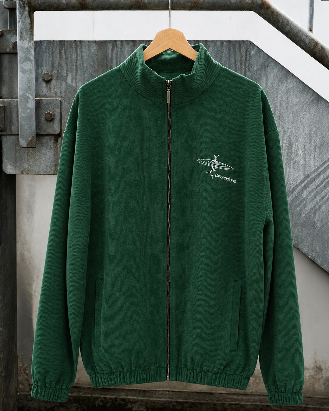 Dimensions Corduroy Jacket - Green