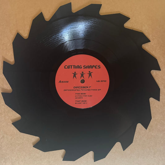 shaped vinyl saying cutting shapes and decibolt