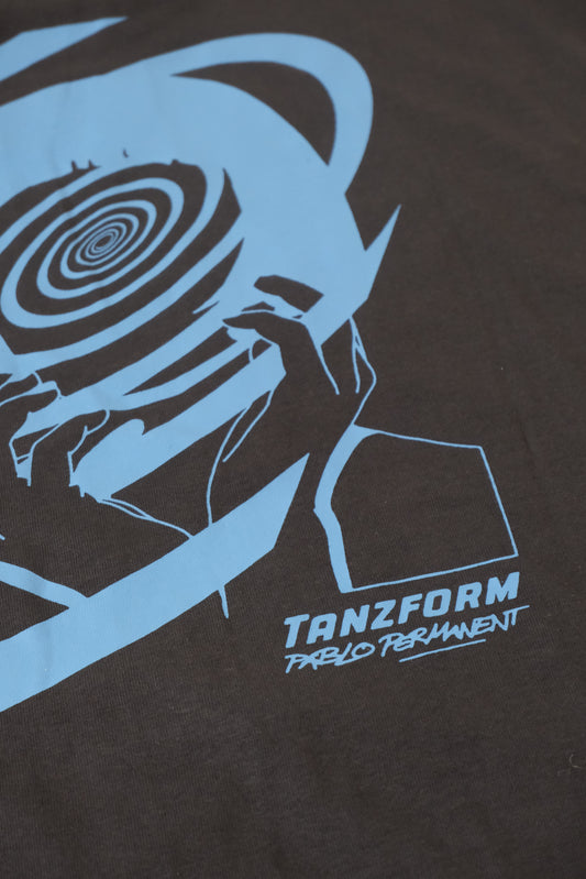 Tanzform x Pablo Permanent Lost In Tanzlation T-Shirt (Blau)