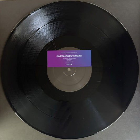 vinyl record with center label saying giammarco orsini