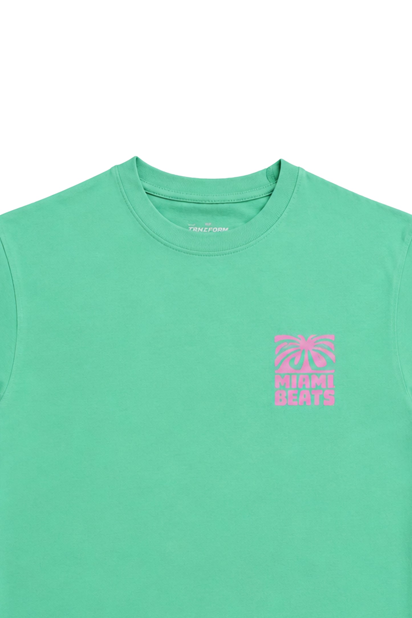 Miami Beats Pink Lambo T-shirt (Green/Pink)