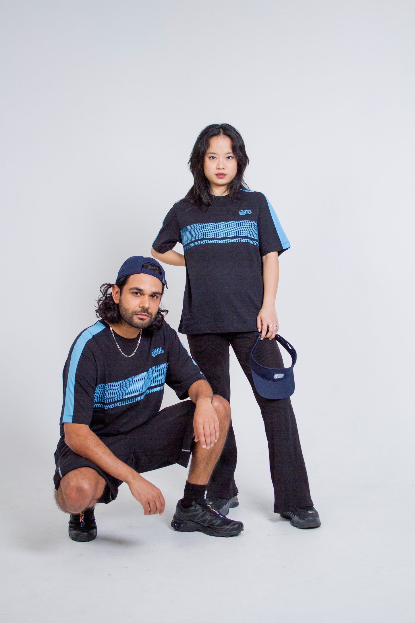 People wearing the MoodWaves merch