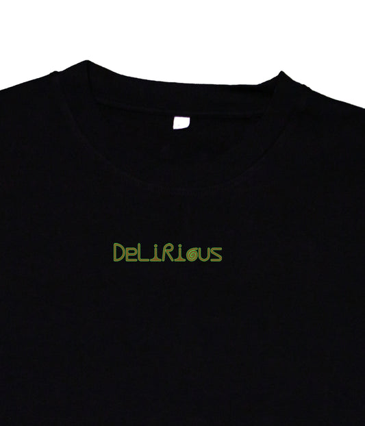 Delirious Tshirt (Black with Back Print) PRE-ORDER !!
