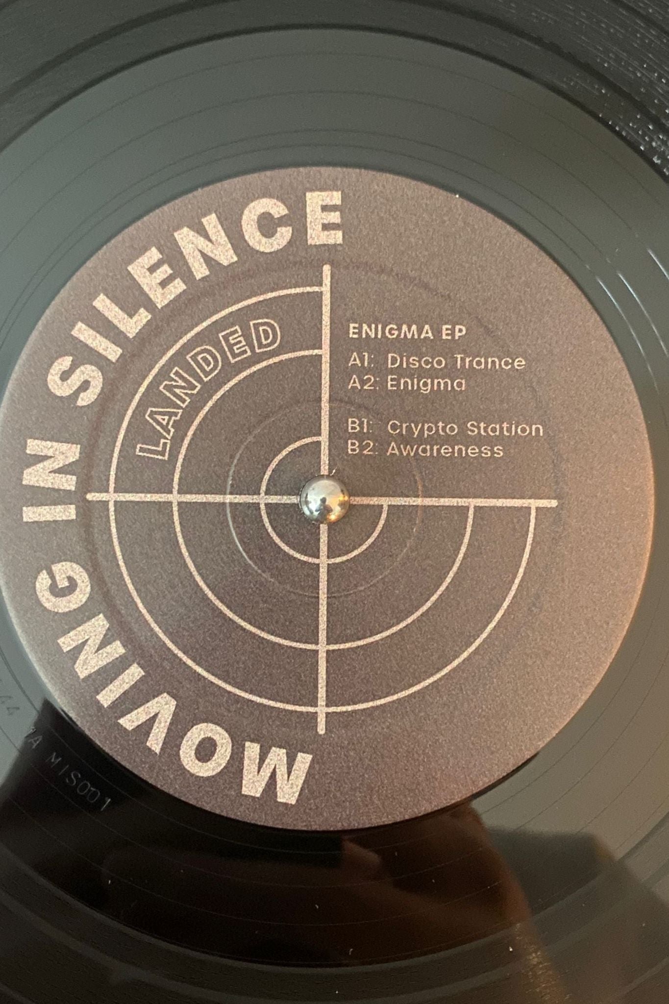 vinyl record with a target as artwork