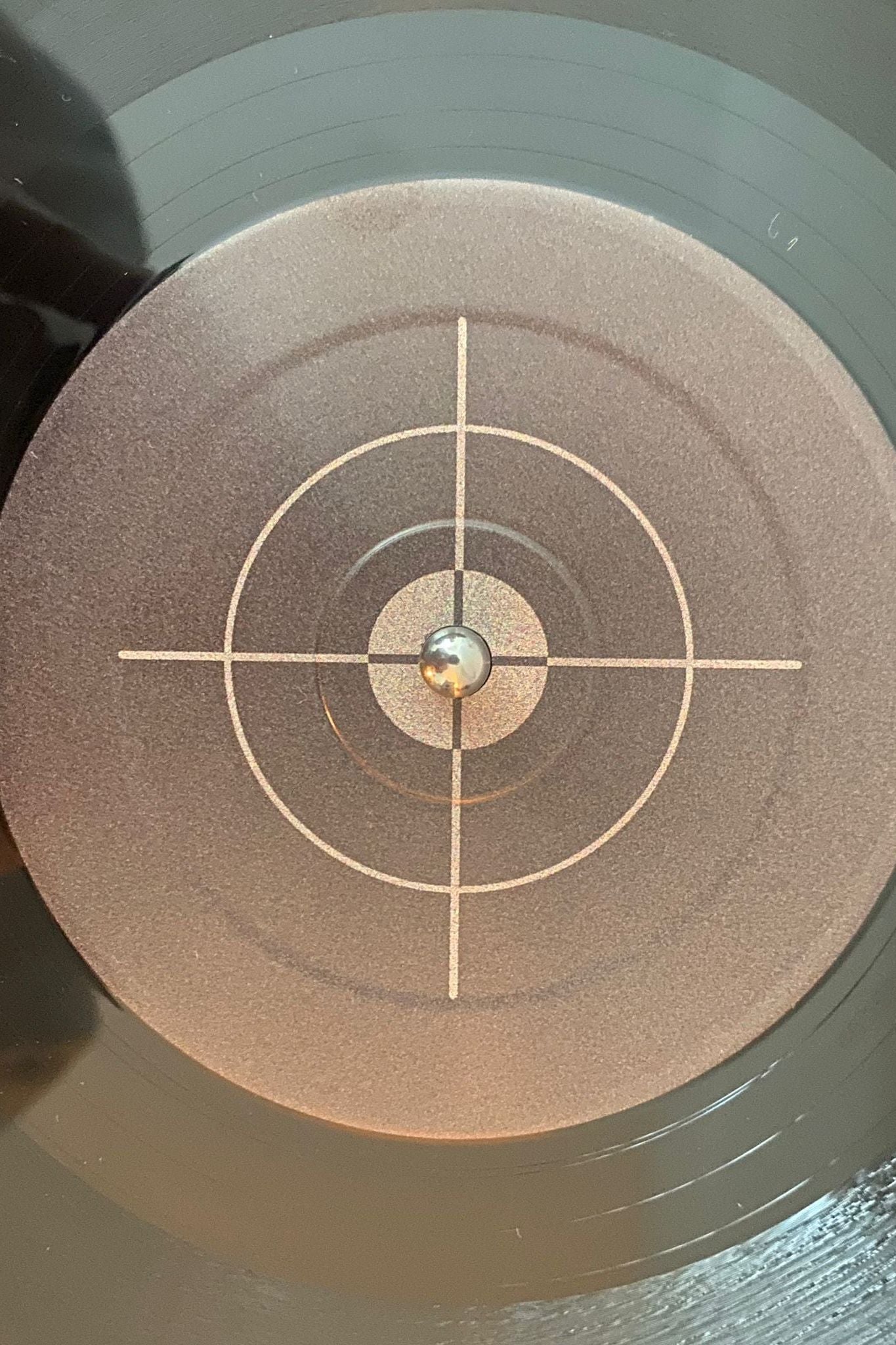techno record with a target as artwork