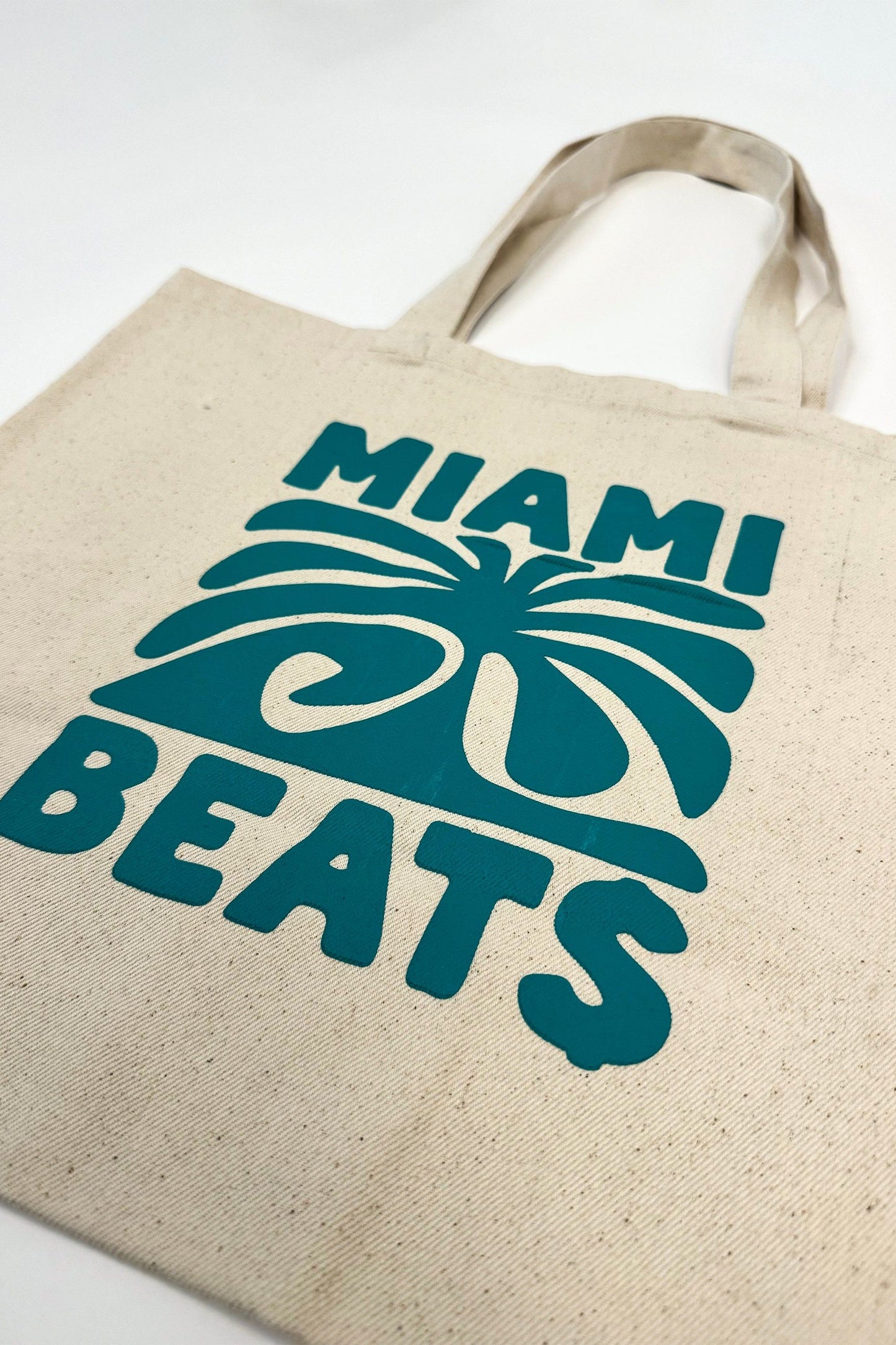 Miami Beats Tote Bag (Beige)