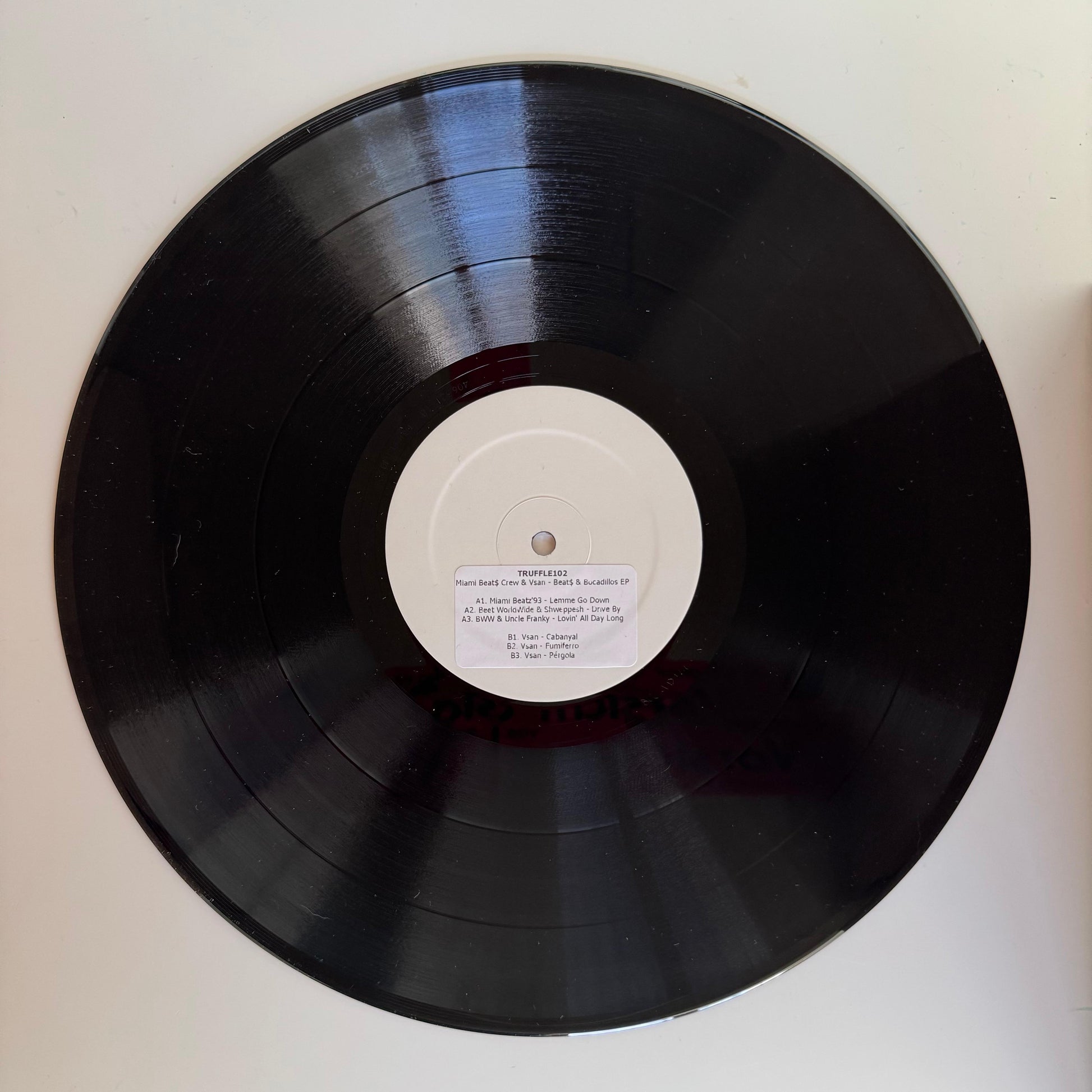 white label vinyl record