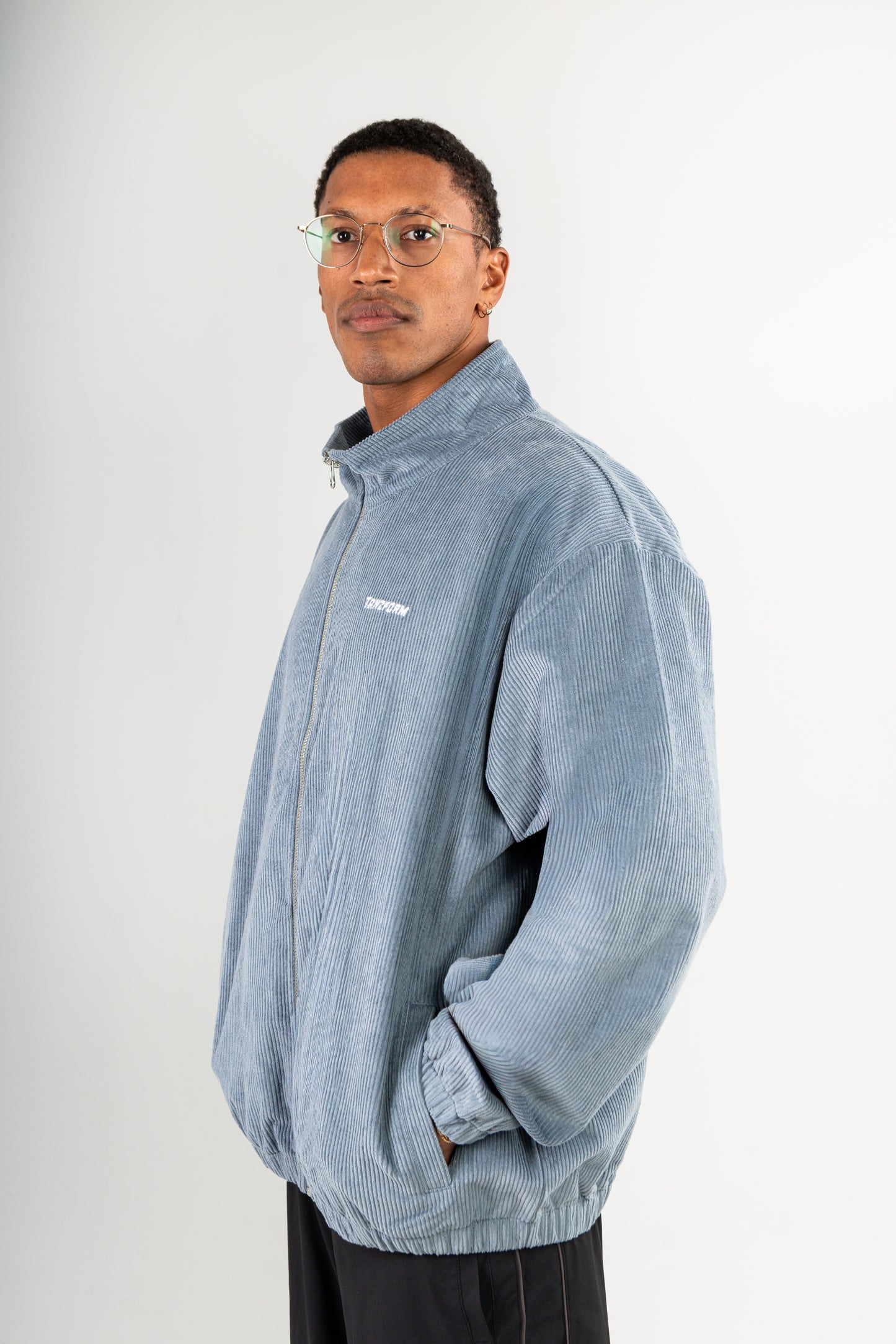 Mind Fog Tanz-Cord (Grey/Light Blue)