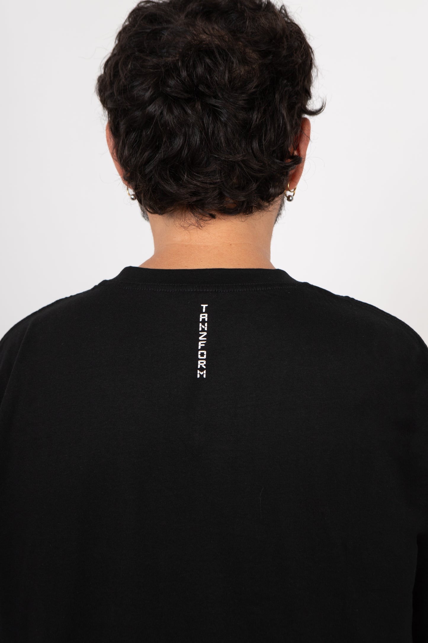 Tanzform Black Tshirt (Neck Print)