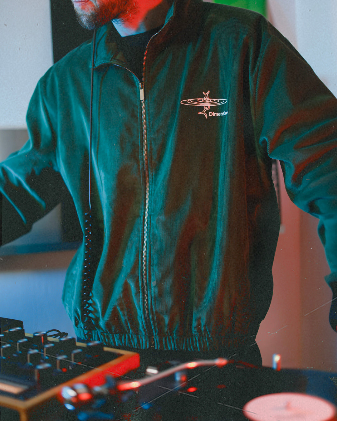 Dimensions Corduroy Jacket - Green