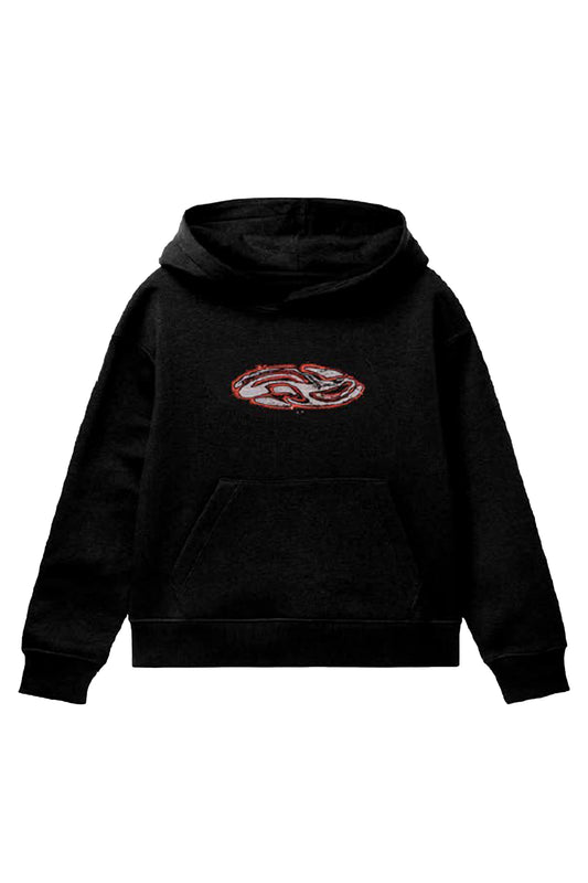 Skeleton Pulse Hoodie - Red