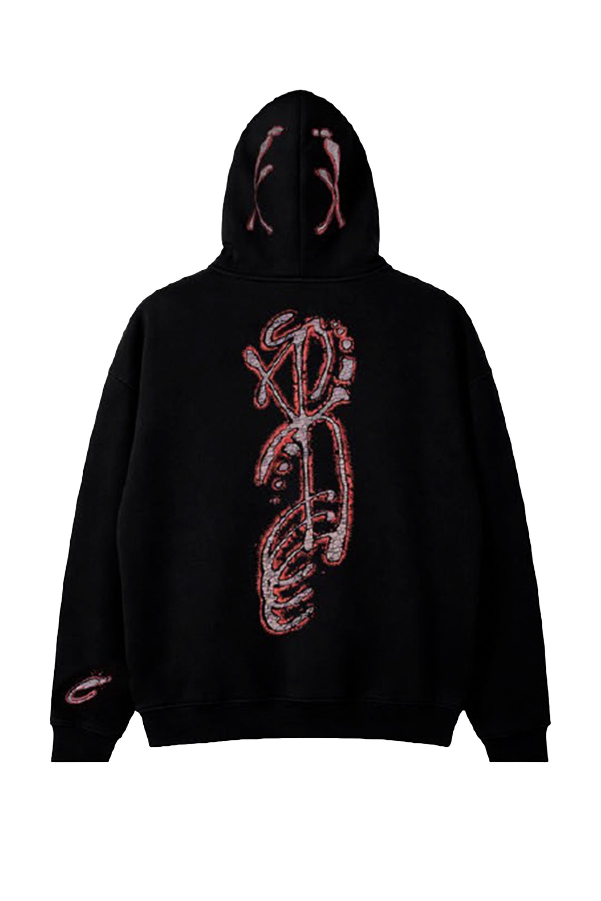 Skeleton Pulse Hoodie - Red