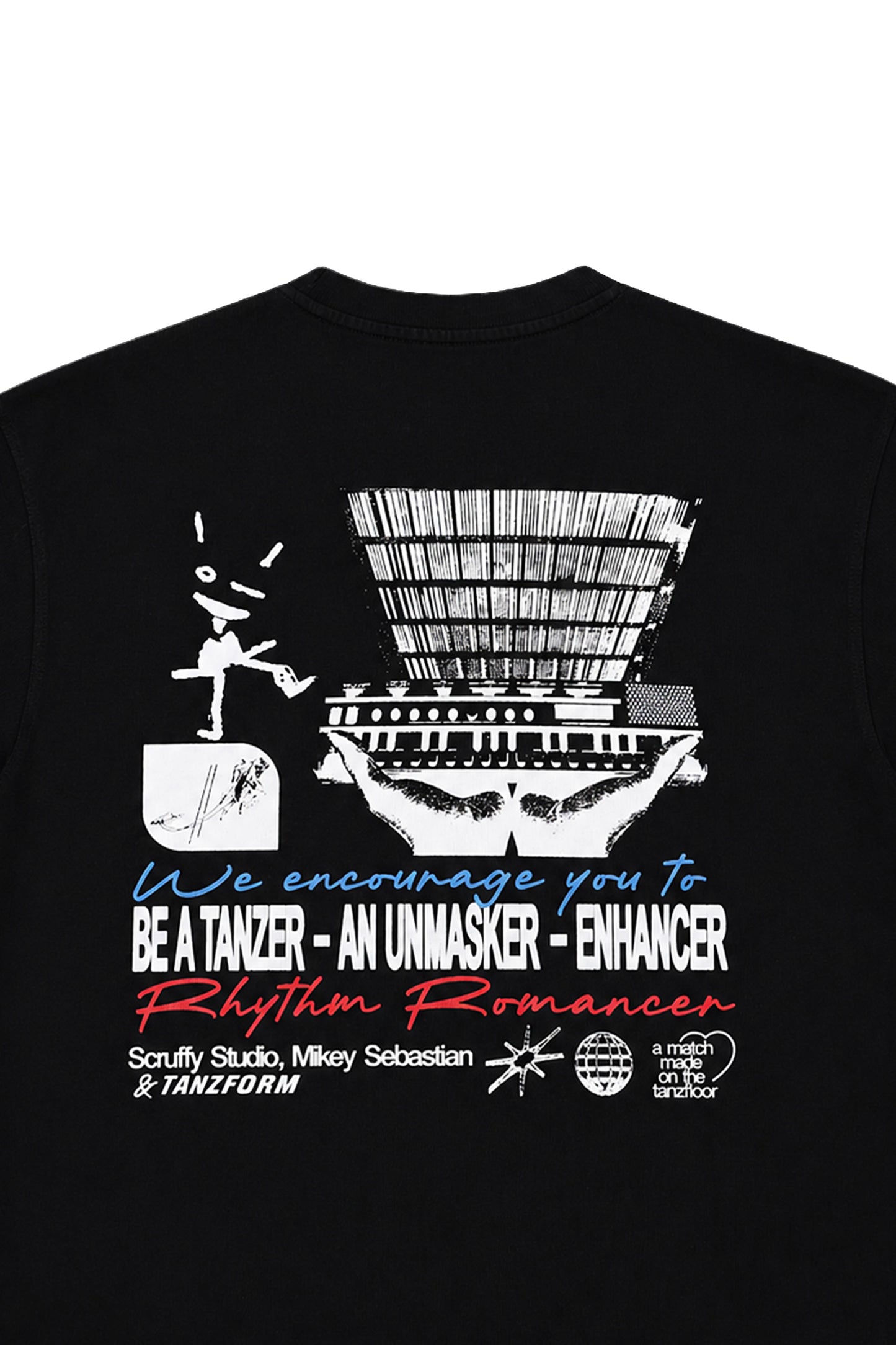 Rhythm Romancer Oversized Tshirt - Black
