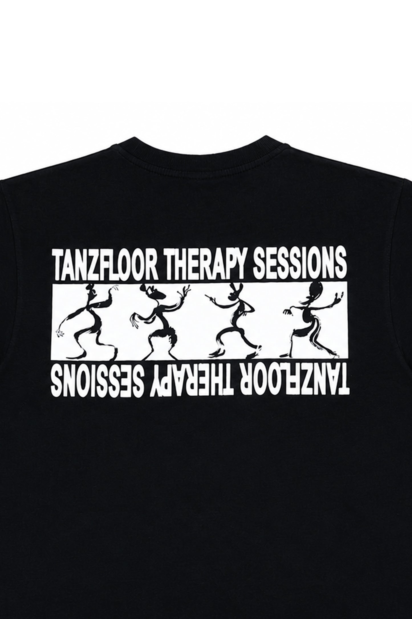 Tanzfloor Theraphy Tshirt - Black (Glow In Dark)