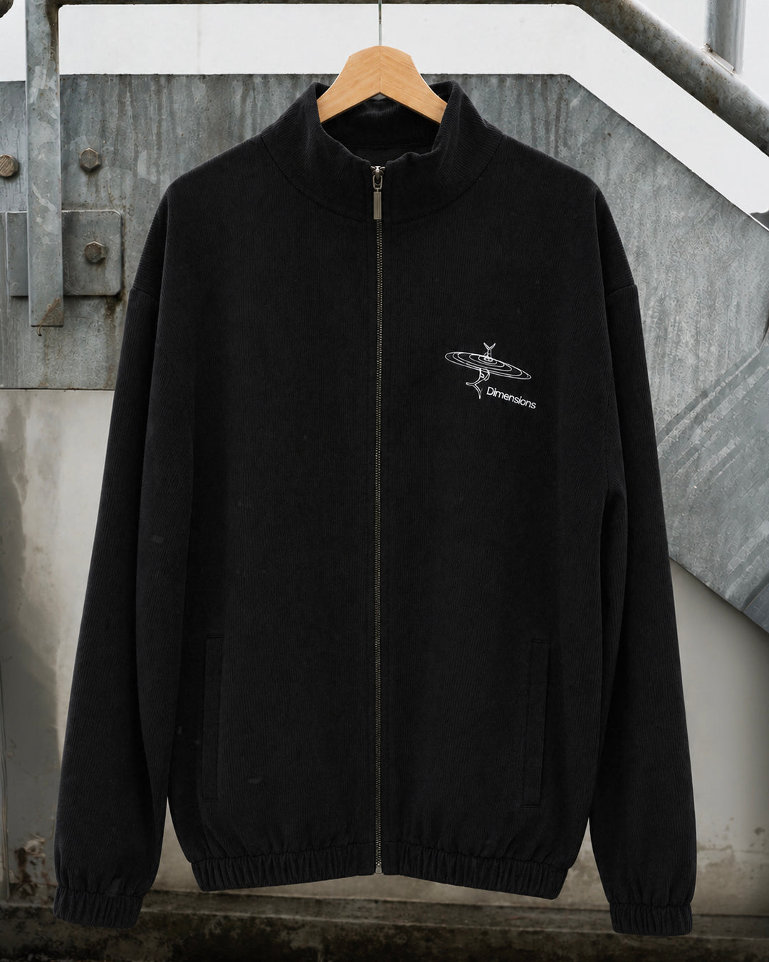 Dimensions Corduroy Jacket - Black