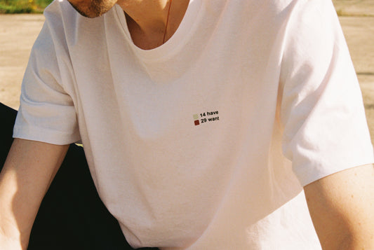 Have / Want Tshirt - White