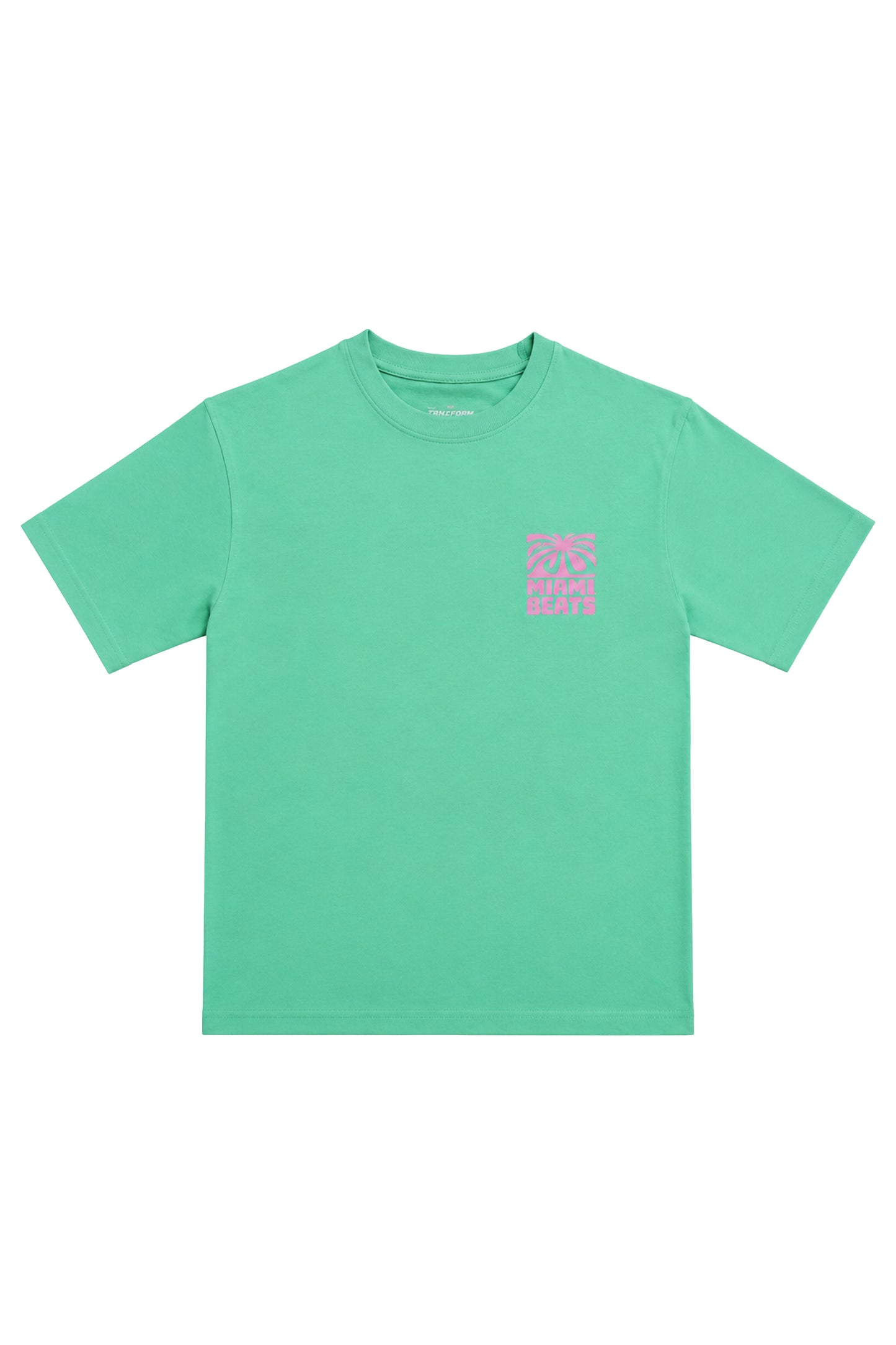 Miami Beats Pink Lambo T-shirt (Green/Pink)