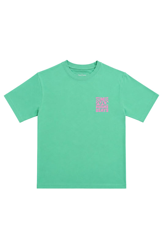 Miami Beats Pink Lambo T-Shirt (Grün/Pink)