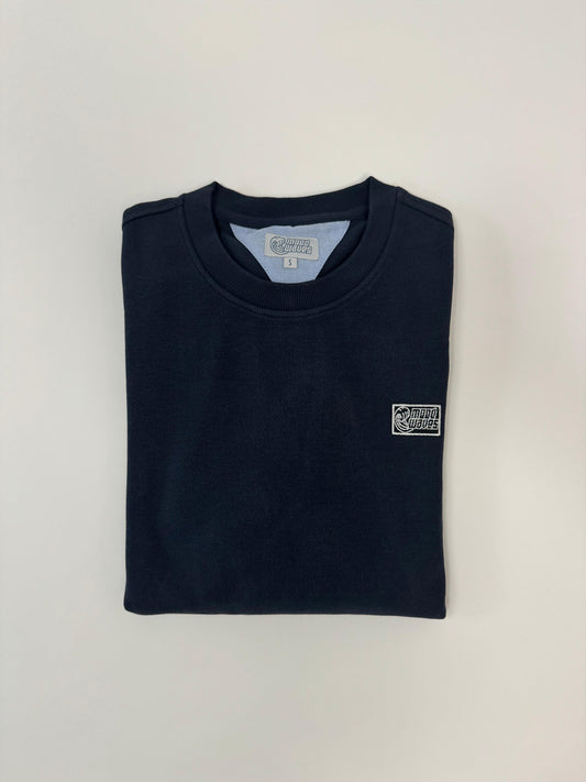 Mood Waves Sweater - Navy Blue